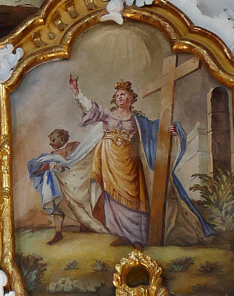 Die heilige Helena mit dem heiligen Kreuz